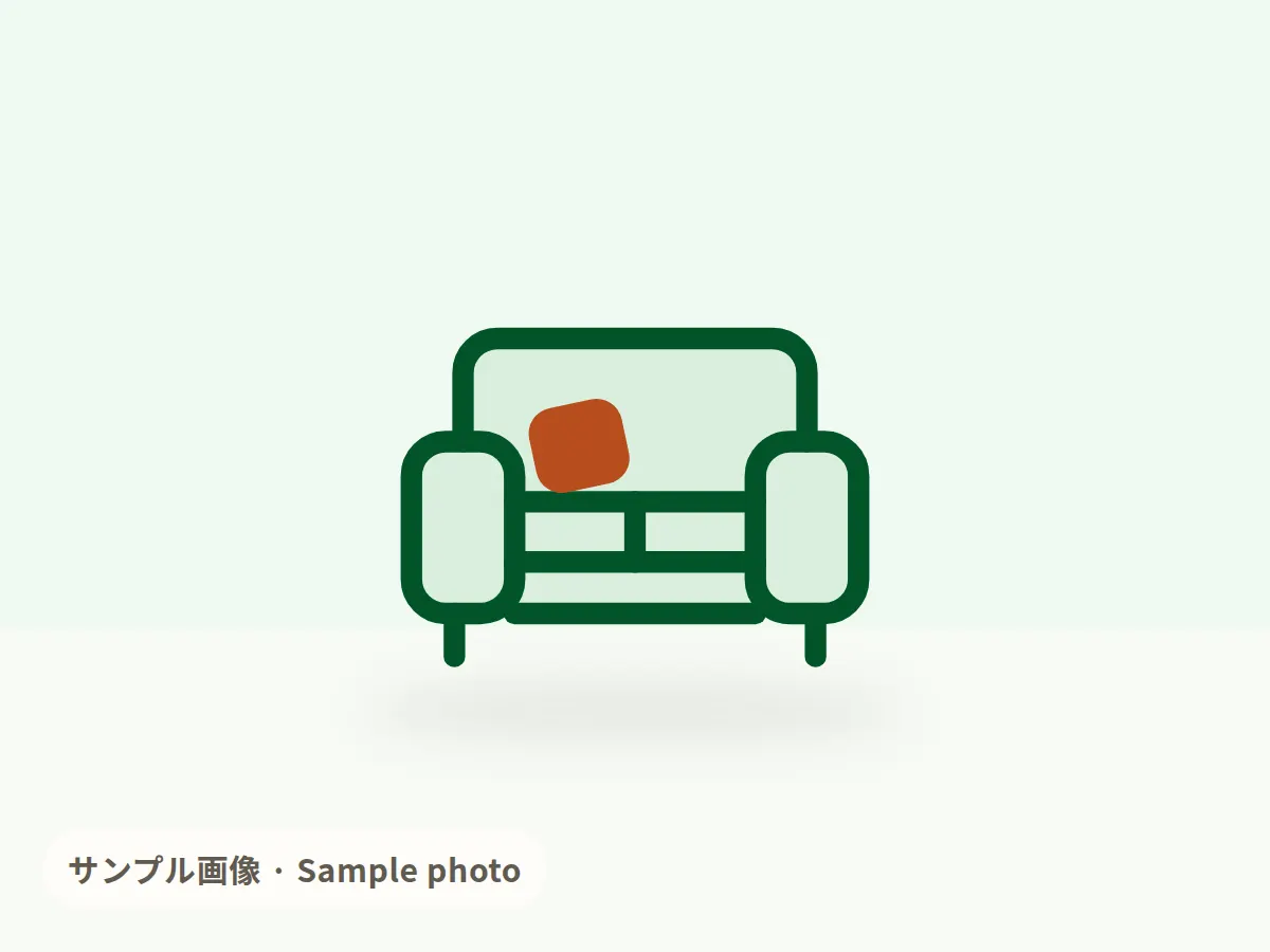 Gray 3-seater sofa